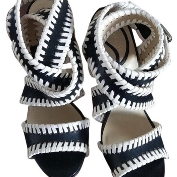 ETRO Mirrored Wraparound Sandals Size 7 - Picture 1 of 7